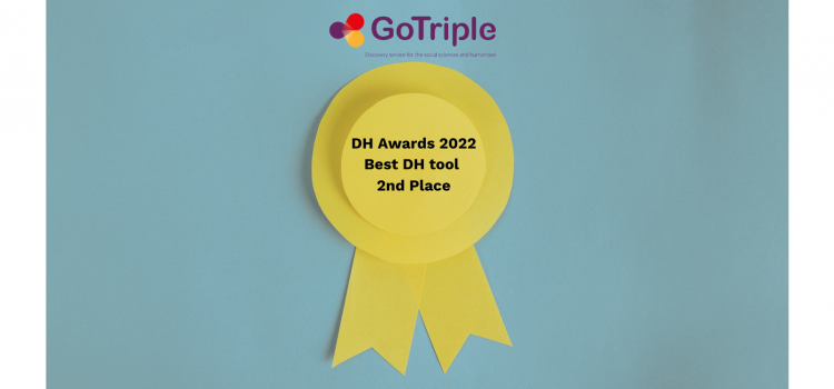 GoTriple makes second place in DH Awards “Best DH Tool”